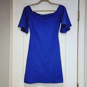 Susana Monaco Flutter Sleeve Mini Dress